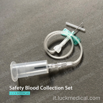 Set di raccolta del sangue alata di sicurezza usabili